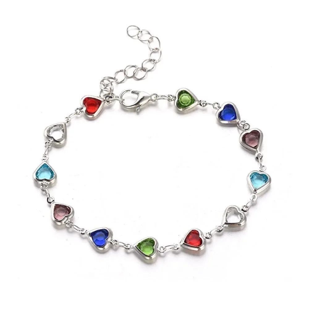 Heart Charm Bracelet S1280